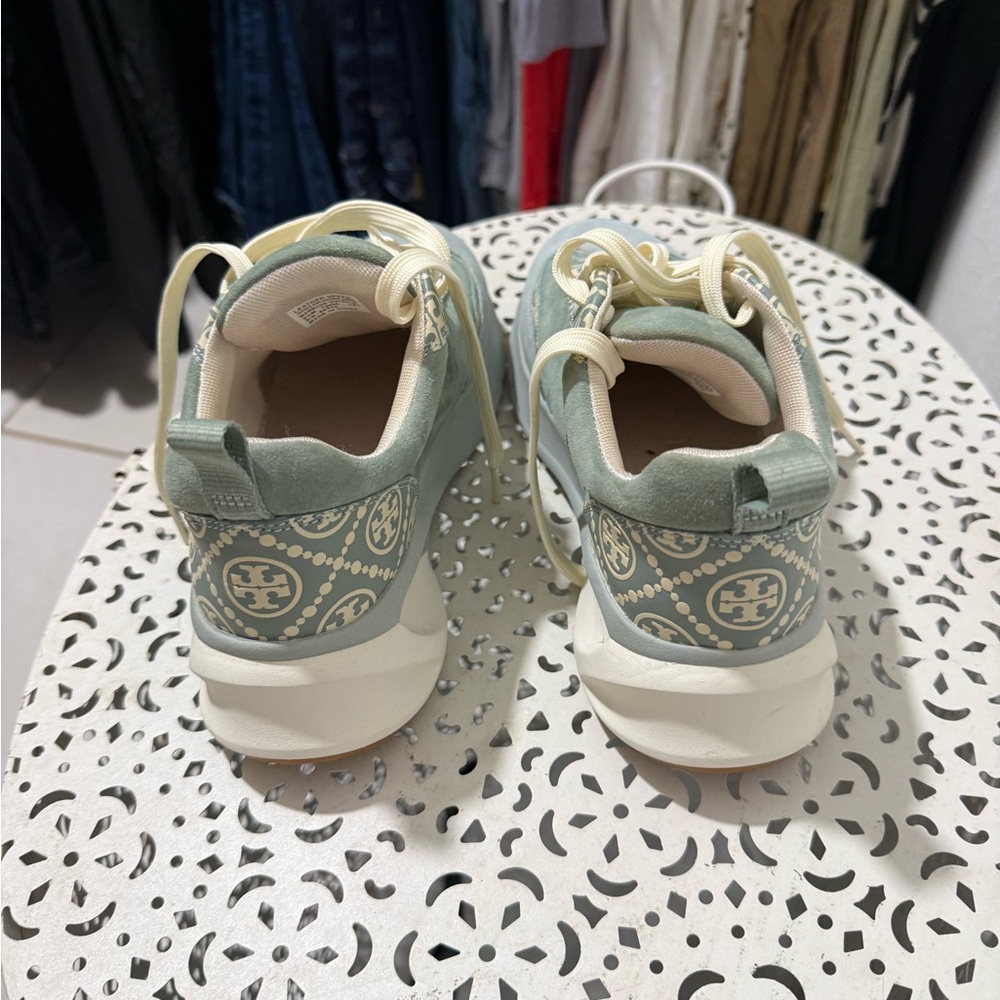 Tory Burch Mint Green Sneakers
